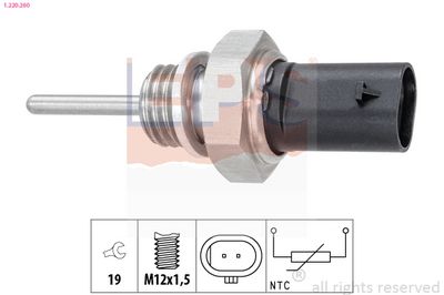 SENZOR TEMPERATURA GAZE EVACUARE