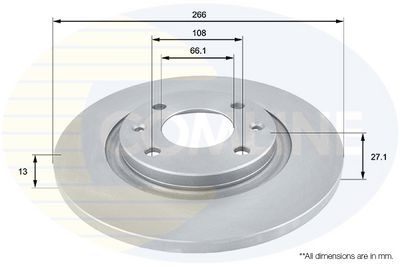 спирачен диск COMLINE ADC1521