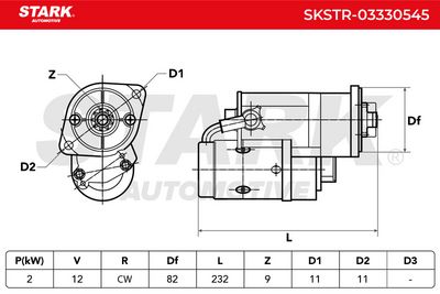 стартер STARK SKSTR-03330545