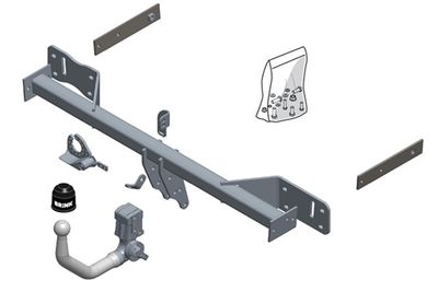 Zestaw zaczepu przyczepy BRINK 608600
