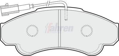 Fahren Brake Pad Set, disc brake FBP3157