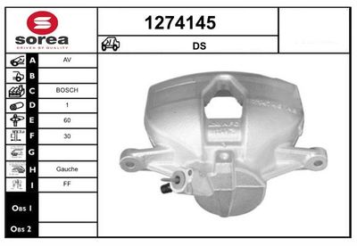 BREMSSATTEL SNRA 1274145