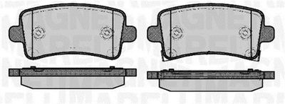 Комплект тормозных колодок, дисковый тормоз MAGNETI MARELLI 363916060690 для BUICK LA