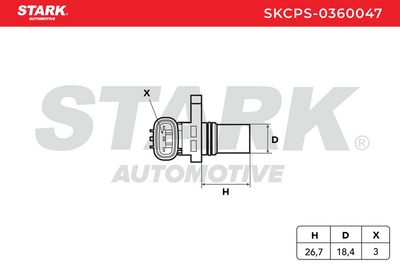 импулсен датчик, колянов вал STARK SKCPS-0360047