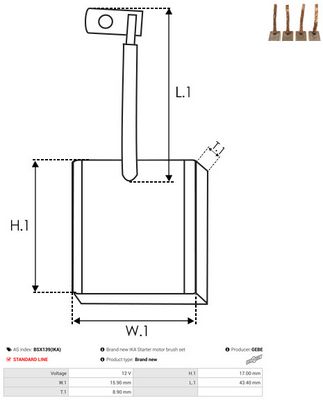 PERIE ELECTROMOTOR AS-PL BSX139IKA 1