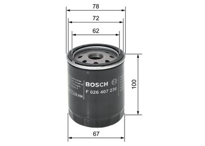 ÖLFILTER BOSCH F026407236 4