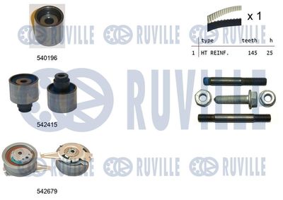 Комплект ремня ГРМ RUVILLE 550376 для SEAT TARRACO