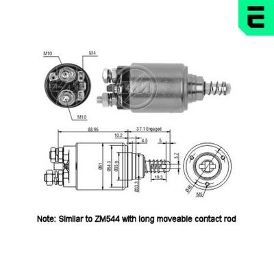 SOLENOID ELECTROMOTOR