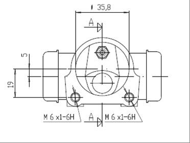 CILINDRU RECEPTOR FRANA MOTAQUIP VWC754