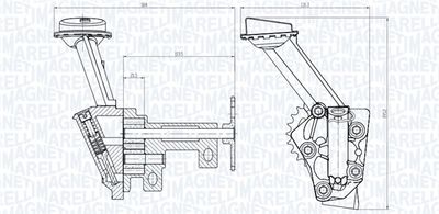 Olejové čerpadlo MAGNETI MARELLI 351516000144