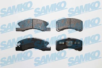 Комплект тормозных колодок, дисковый тормоз SAMKO 5SP1443 для DAIHATSU TREVIS