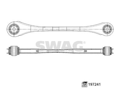 Wahacz, zawieszenie koła SWAG 33112523