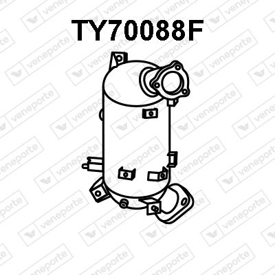 FILTRU FUNINGINE/PARTICULE SIST.DE ESAPAMENT VENEPORTE TY70088F