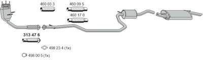 SISTEM DE ESAPAMENT ERNST 030154