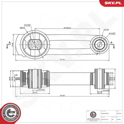 Zavesenie motora ESEN SKV 75SKV512