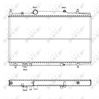 RADIATOR RACIRE MOTOR NRF 50441 3