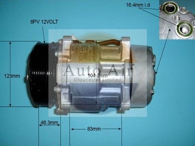 Compressor, air conditioning Auto Air Gloucester 14-7486P