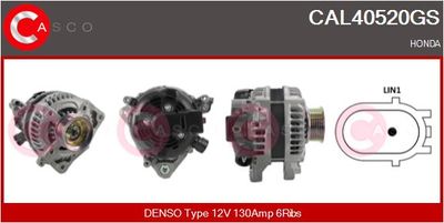 Генератор CASCO CAL40520GS для HONDA CR-V