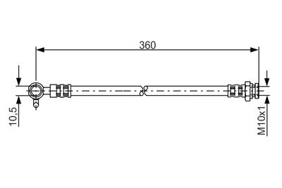 BOSCH Bremsschlauch