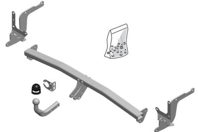Zestaw zaczepu przyczepy BRINK 583400