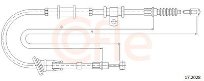 CABLU FRANA DE PARCARE