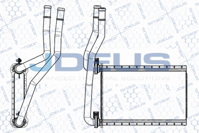 JDEUS M-2420220 Радиатор печки  для SUZUKI SX4 (Сузуки Сx4)