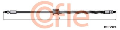 Тормозной шланг COFLE 92.BH.FD103 для FORD KA