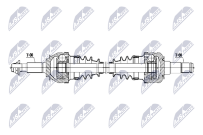 полуоска NTY NPW-TY-215