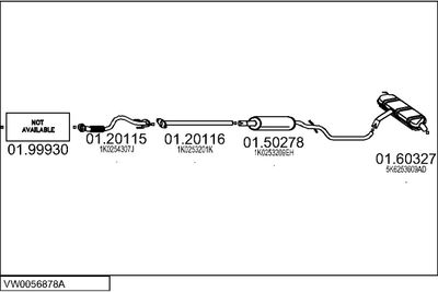 SISTEM DE ESAPAMENT MTS VW0056878A007752