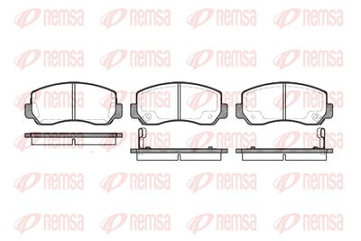 Комплект тормозных колодок, дисковый тормоз REMSA 0509.02 для ASIA MOTORS ROCSTA