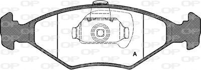 Комплект тормозных колодок, дисковый тормоз OPEN PARTS BPA0281.40 для FIAT ALBEA