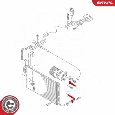 тръбопровод високо налягане, климатизация ESEN SKV 87SKV826