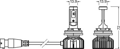GLüHLAMPE NEBELSCHEINWERFER ams-OSRAM 64212DWNBSM2HB 2