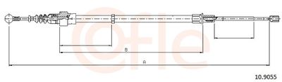 CABLU FRANA DE PARCARE COFLE 109055