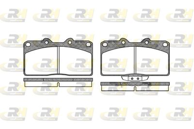 Комплект тормозных колодок, дисковый тормоз ROADHOUSE 2355.02 для MITSUBISHI GTO