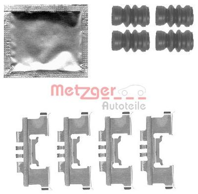 Комплектующие, колодки дискового тормоза METZGER 109-1812 для SUZUKI CELERIO