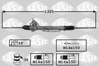 SASIC 7006143 Насос гідропідсилювача керма 