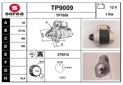 STARTER SNRA TP9009