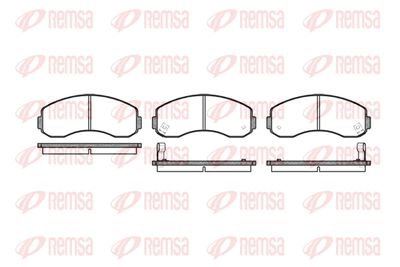 Комплект тормозных колодок, дисковый тормоз REMSA 0619.02 для ASIA MOTORS HI-TOPIC