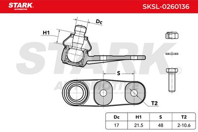 Шарнири STARK SKSL-0260136