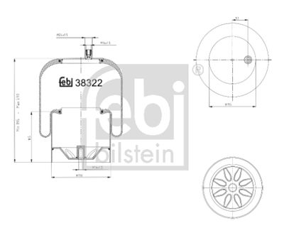 FEBI BILSTEIN Federbalg, Luftfederung