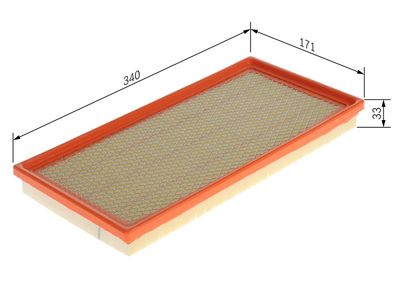 BOSCH Oro filtras