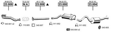 Изпускателна система ASMET SA230880