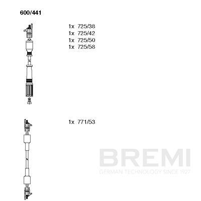 SET CABLAJ APRINDER BREMI 600441