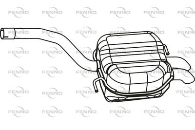 Rura wydechowa FENNO P57080