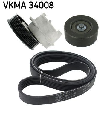 Поликлиновой ременный комплект VKMA 34008