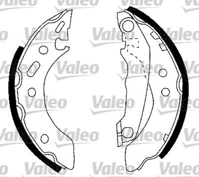 Комплект тормозных колодок VALEO 553882 для FORD ORION