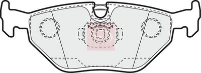 APEC Brake Pad Set, disc brake PAD942