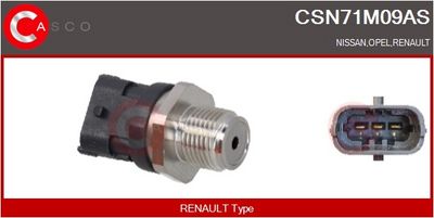 SENZOR PRESIUNE COMBUSTIBIL CASCO CSN71M09AS