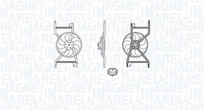 MAGNETI MARELLI Ventiliatorius, radiatoriaus